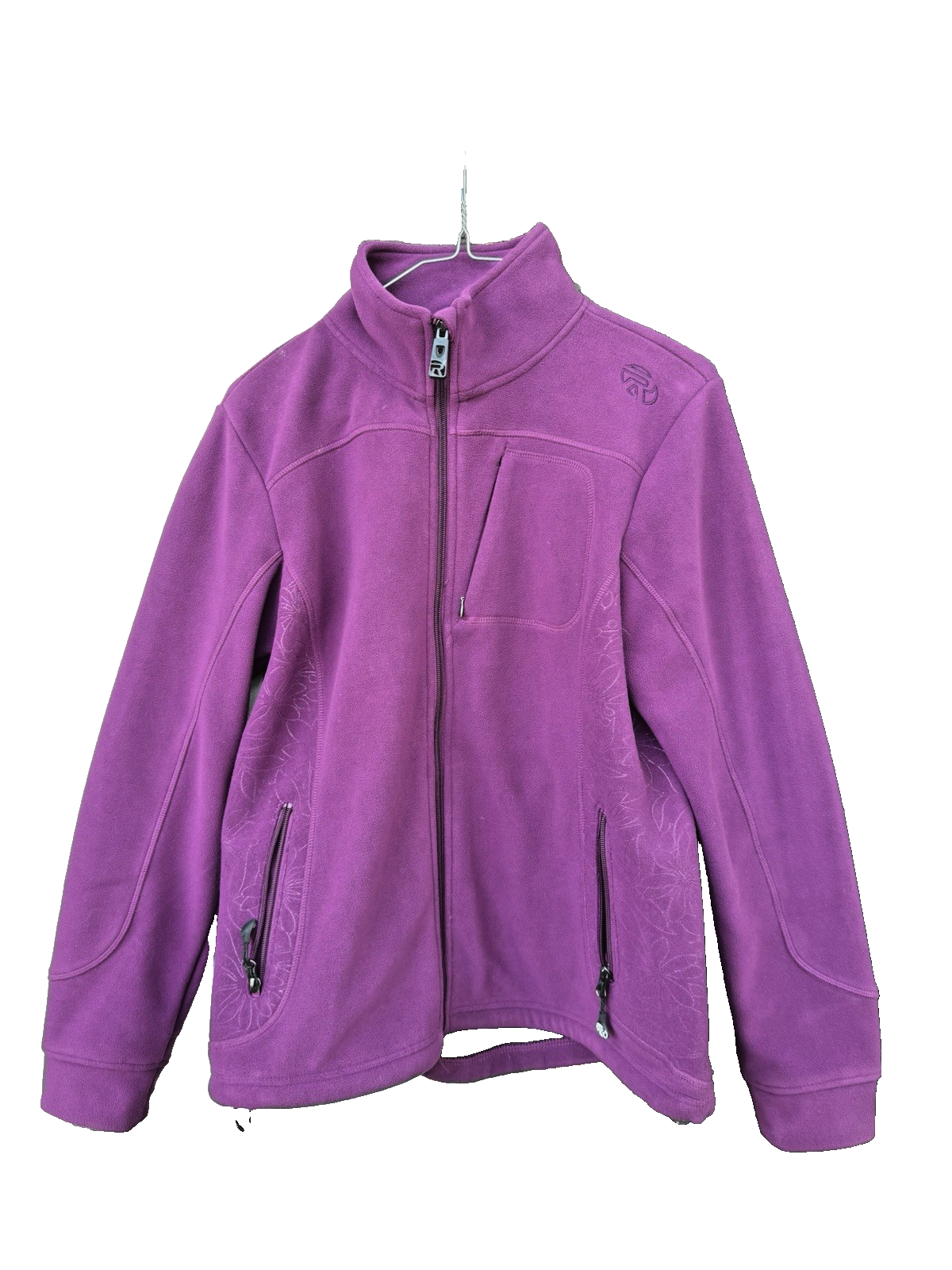 Rodeo Fleecejacke Damen S 36/38 lila Outdoor Kleidung Fashion Herren Vintage