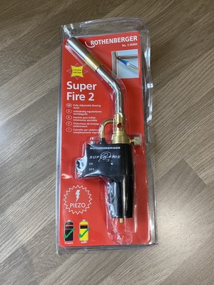 Rothenberger Swirl Flame-Brenner / Lötflamme Brenner Für Superfire & Quickfire Fackeln (3.5662) – Messing/Chrom