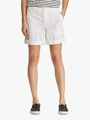 

Белые женские шорты-бермуды RALPH LAUREN. Размер, Белый, 200726911002