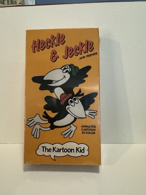 Heckle & Jeckle And Friends VHS, The Kartoon Kid-New Sealed