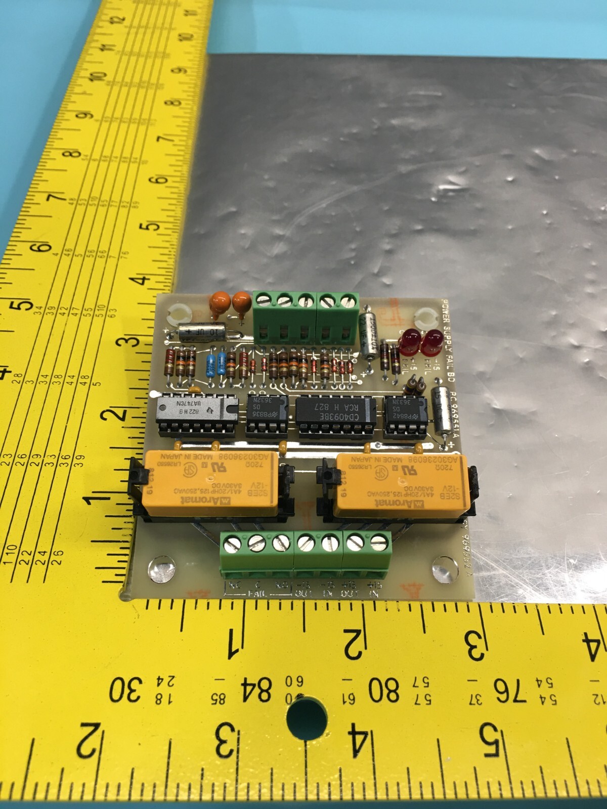 WATKINS-JOHNSON 969552 A POWER SUPPLY FAIL BOARD, PC 969551 A, 124176