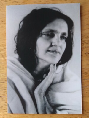 LOVELY PHOTO PRINT ANANDAMAYI MA GREAT GURU SAINT INDIA 4'' x 6'' MOTHER OF BLISS