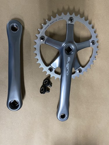 Sugino RD2 Single Speed Bicycle 170mm 39t 130 BCD Crankset - Gunmetal grey