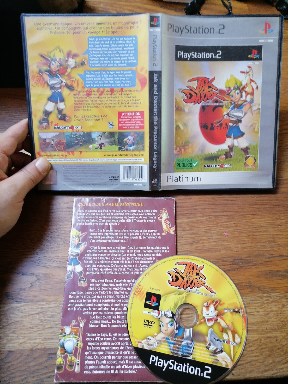 Jak AND Daxter THE Precursor Legacy PS2 PAL NED DEU FRA COMPLET