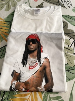 トップス Supreme Playboi Carti Tee Purple S size Supreme Playboi Carti x Supreme T-Shirt Purple Tee Small