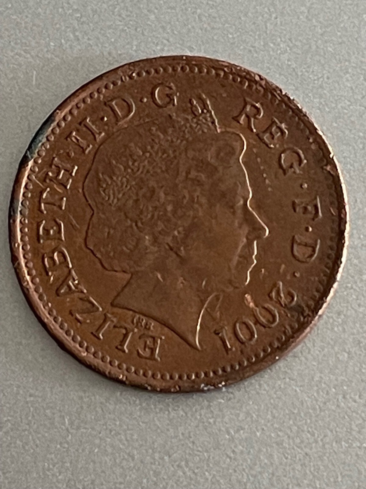2001 UK British One 1 Penny Elizabeth II KM# 986 Coin | eBay