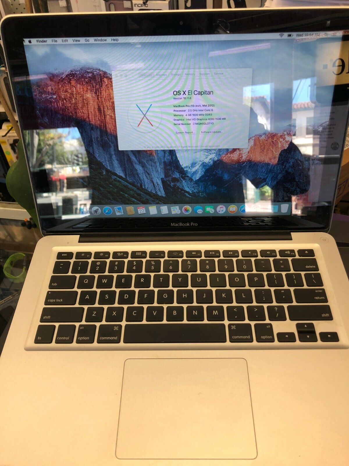 Macbook Pro 13-inch Mid 2012 A1278 Core i5 2.5GHz 4GB RAM Macbook Pro 13-inch Mid 2012 A1278 Core i5 2.5GHz 4GB RAM