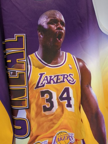 Mitchell &Ness NBA HWC Lakers #34 Shaquille Oneal Size3xL | eBay