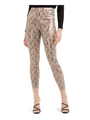 

GUESS Женские узкие брюки на молнии, Бежевый, W94A00R9EV1
