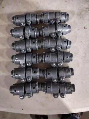 LOT OF 120pcs 1/2'' STRAIGHT GREENFIELD CONNECTOR