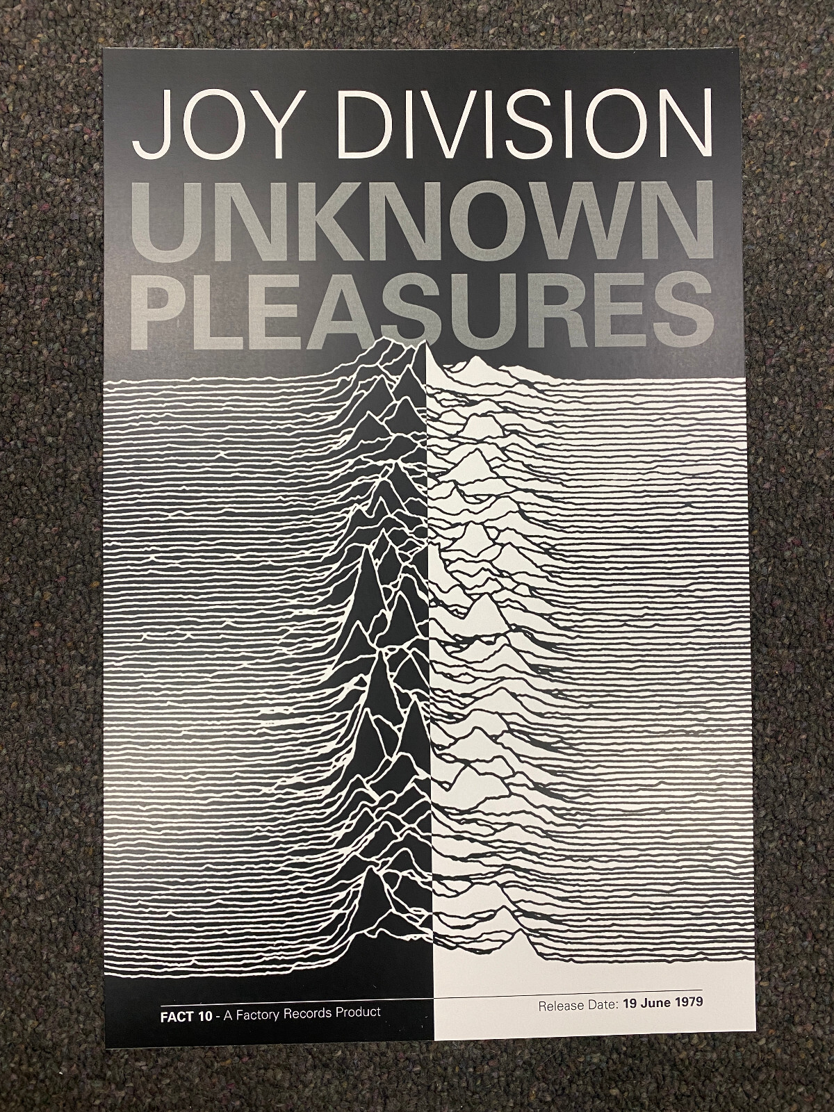 Joy Division Unknown Pleasures 11x17 Poster Print | eBay