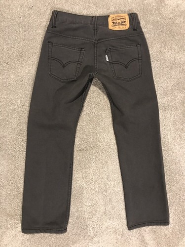 Levis 511 Slim Kids Size 8 Gray Jeans