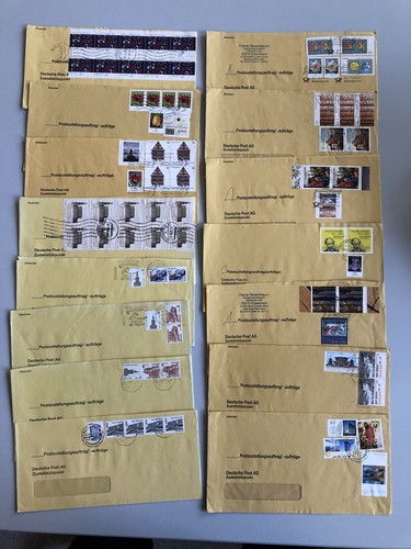 33 Bund Brief Postzustellungsauftrag, Postzustellungsaufträge. Interessant!!