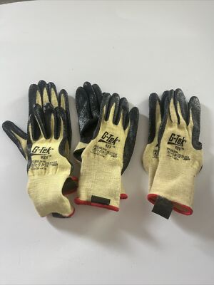 DuPont Kevlar Cut Resistant Work Gloves Size Small Lot of 3 New Pairs G-Tek