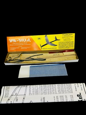SIG Kit FF-24 Mini-Maxer Airplane Kit 26  Wing Span SIG Classic Series NOS VTG
