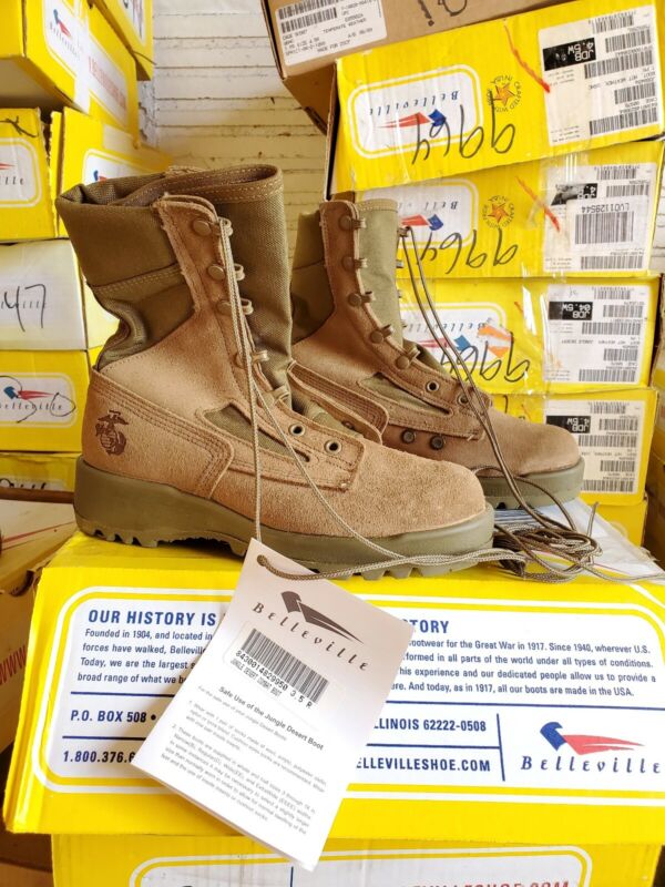 Men'S Belleville Jdb Hot Weather Military Combat Tactical Jump Boots Size 3 Xw