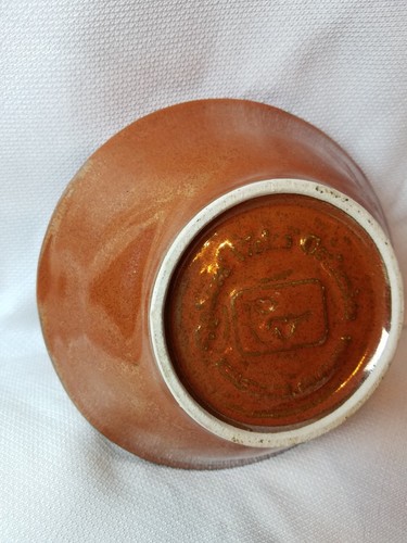 Teddy Bear Rare Art Pottery Bowl by Famous California Artist Robert Weiss~ MINT!