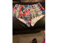 high waisted bikini size 16