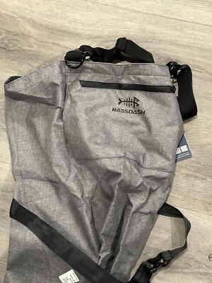 BASSDASH 3D Sock Foot Game Wader Ultra Strength Fishing Hunting Waders M 9-10