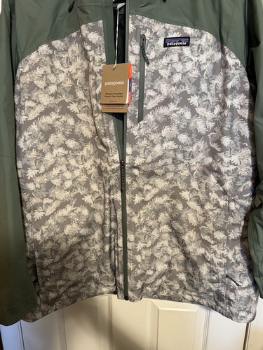 Pre-owned Patagonia Women's Size Xxl Insulated Powder Town Full-zip Jacket Hemlock Green