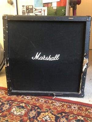 Marshall MG412AG 120W 4x12 Marshall Powerful Black Angled Guitar Speaker Cabinet