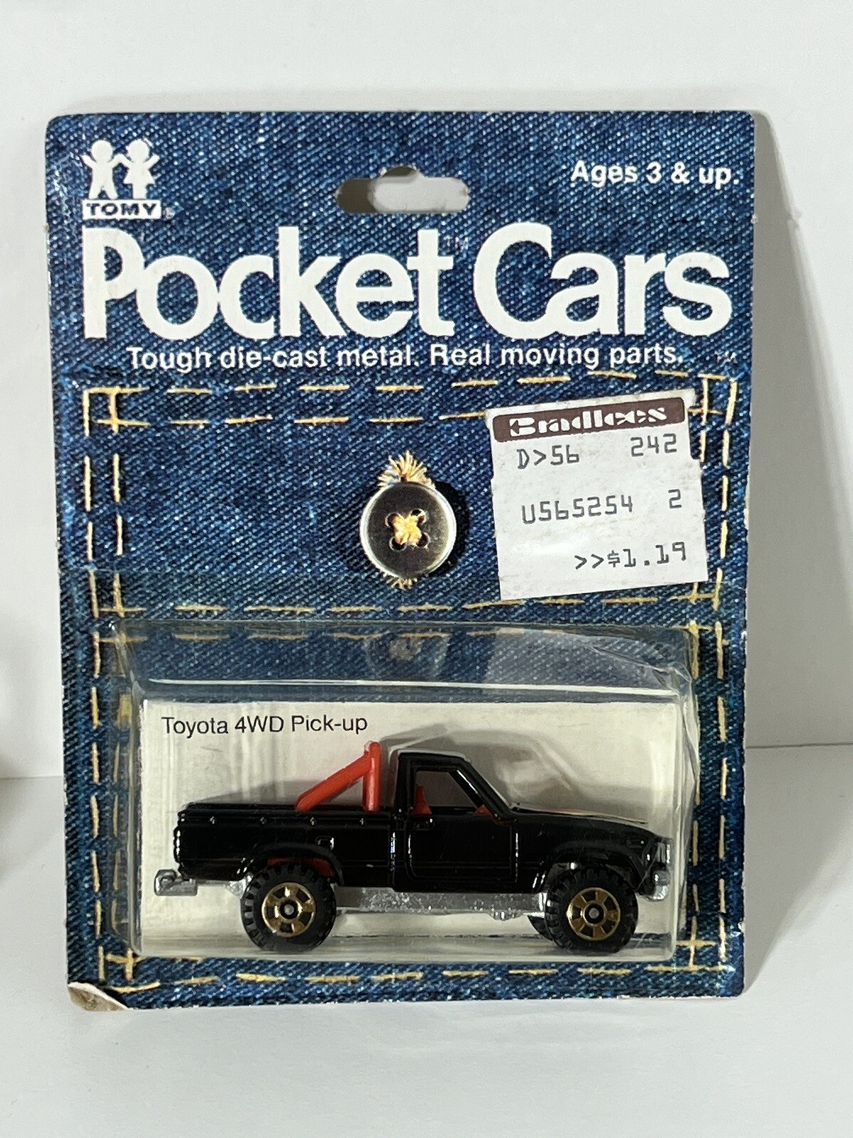 NIP Tomica Tomy Pocket Cars No. 61 Toyota Hilux 4wd Pickup Truck Diecast Car