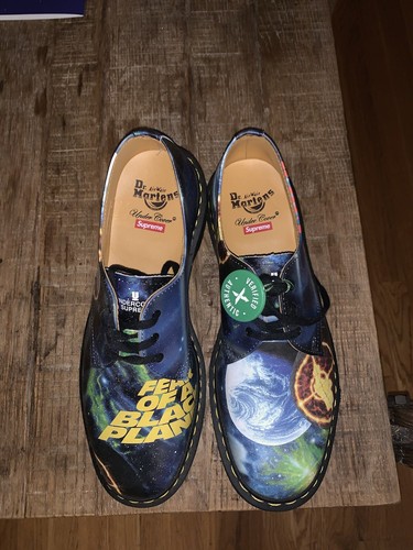 Supreme x Undercover x Public Enemy Dr. Martens 3-Eye Black sz