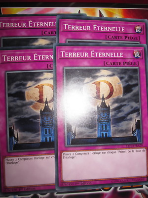 YU-GI-OH! COM PLAYSET (LOT DE 4) TERREUR ETERNELLE LEHD-FRA29 EDITION 1 FRANCAIS