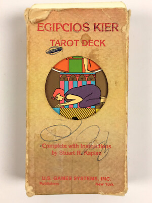 Egipcios Kier Tarot Deck / Jeu 78 Cartes / Usées
