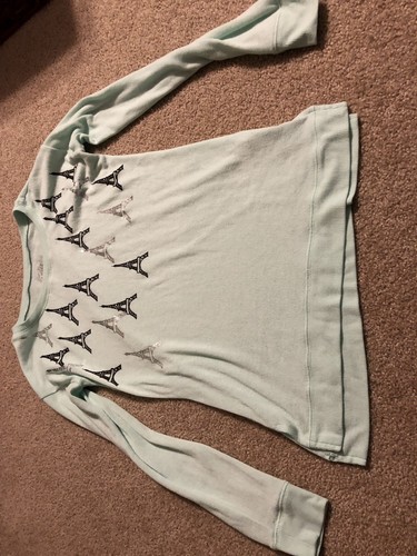 Justice Aqua Size 12 Sweatshirt Lightweight