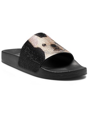 

Черные женские сандалии INC на платформе 1/2 дюйма без застежек Frenchie Peymin Toe Slip On Slide, Черный, 10011995900