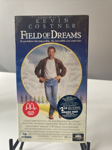 Field of Dreams: McDonald's 1989 Promo VHS Kevin Costner NEW & SEALED RARE!!