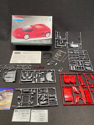 Monogram Ferrari Engine Parts Car Pininfarina Mythos 1/24 Custom Hot Rod Parts