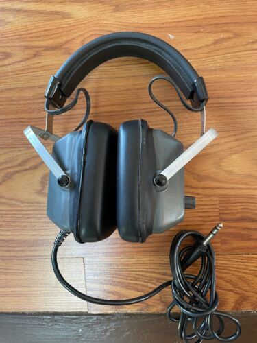 TELEX Headphones Library of Congress Model 816 Left Right Adjustable Volume NICE