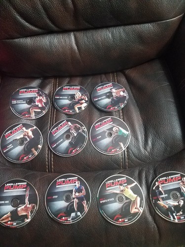 BeachBody Les Mills Pump 10 disc Workout Video 2 Guides Bonus Core