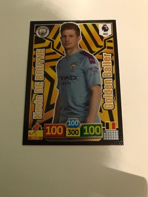Panini adrenalyn liga premier 19//20 Golden Baller de Bruyne Manchester City