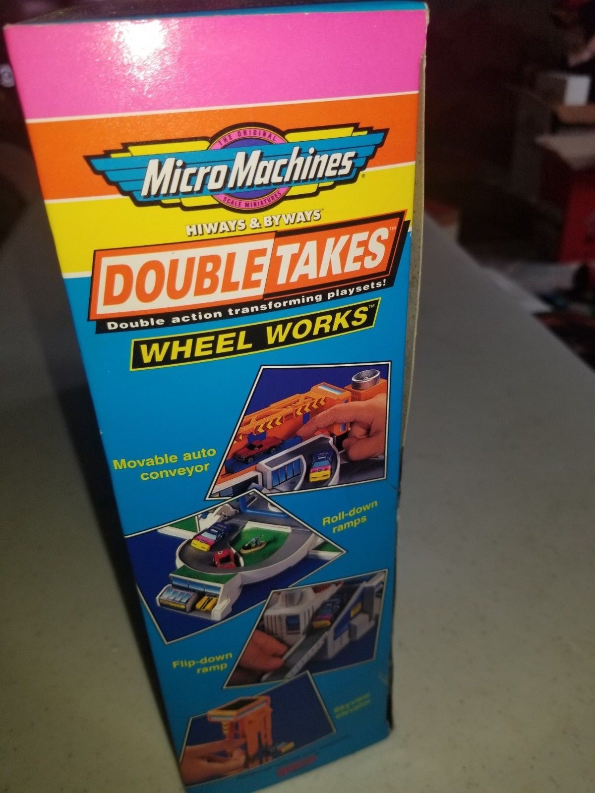 Vintage 1996 Sealed Galoob Micro Machines Double Takes Wheel Works Playset NEW!