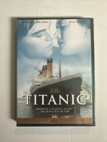 Titanic (DVD, 1997, Widescreen) Leonardo DiCaprio Kate Winslet