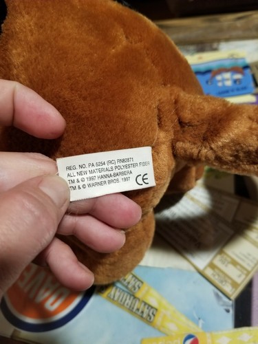 Vintage 1997 Scooby Doo Large Plush 20