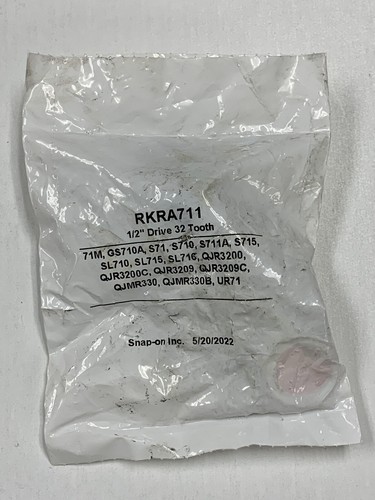 NEW Snap On Tools 1/2” Drive Ratchet Repair Kit RKRA711 -32 Tooth  FREE shipping