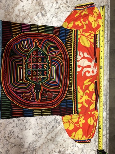 Mola Vintage DOUBLE SIDED Handmade By Kuna Indians