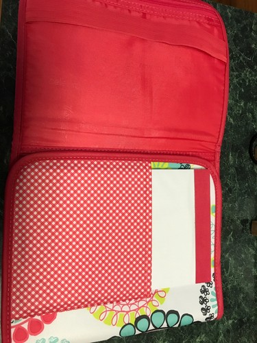 Thirty One 31 Fold-It-Up Organizer - CITRUS MEDALLION w Notepad NEW