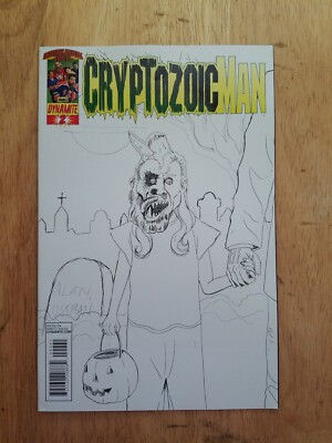 Cryptozoic Man #2 - Jetpack Sketch Variant - 2013 Dynamite - Comic Book Men NM/V