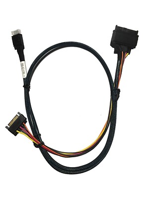 DiLiVing OCuLink 4X to NVMe U.2 SSD,SFF-8611 to SFF-8639 Cable with Power 100...