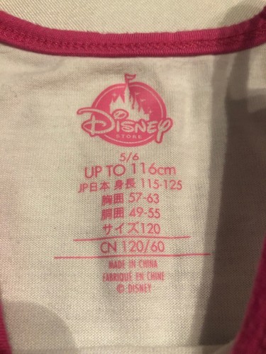 Disney Store Girls Pajamas Set Tsum Tsum 5/6