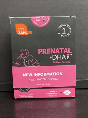 Zahler Prenatal + DHA 300 60 soft-gels