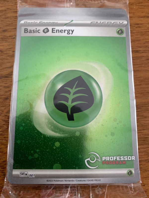 Pokemon Professor Program Stamped Energy Pack Unopened