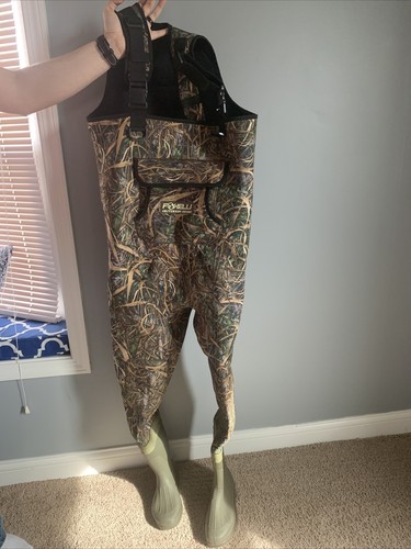 Chest Waders with Boots, Camo Neoprene 