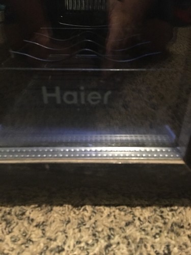 Haier HVW18ABB  18-Bottle Glass Door Wine Cellar Fridge