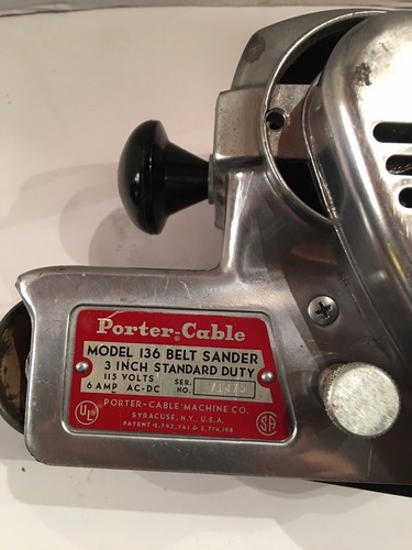 VINTAGE PORTER CABLE ROCKWELL MODEL 136 3